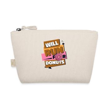 Will Run For Donuts Doughnut Maker Glazed Lover - Organic Pouch - nature - Front