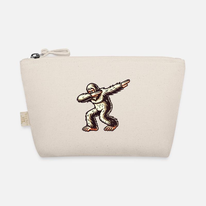 Dabbing Bigfoot Funny Dabbing Design Organic Pouch