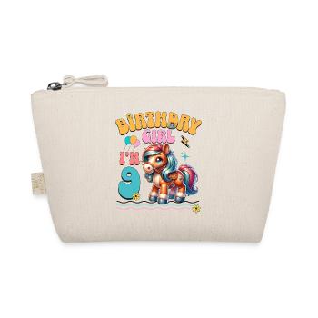 poney 9e anniversaire fille équitation - Trousse biologique - nature - Devant