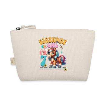 poney 7e anniversaire fille équitation - Trousse biologique - nature - Devant
