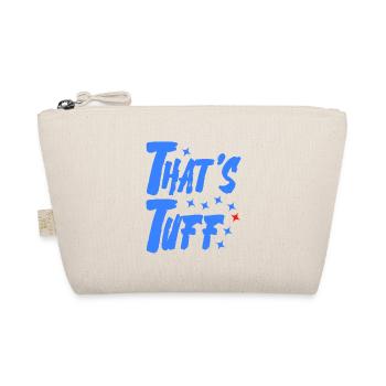bold blue red - Organic Pouch - nature - Front