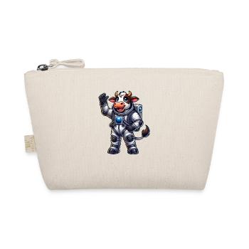 Astronaut Cow Space Universe Cosmonaut - Organic Pouch - nature - Front