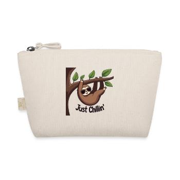 FUNNY SLOTH - Organic Pouch - nature - Front