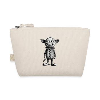 Gruseliges Monster Design Halloween Gnome Outfit - Bio-Täschchen - Natur - Vorne