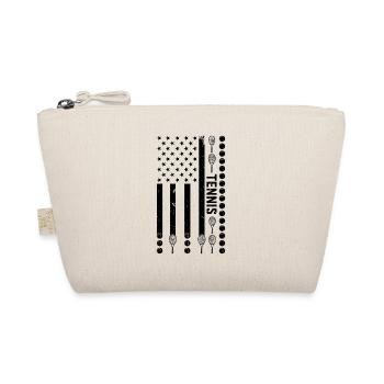 Joueur de tennis Tennis US Flag Tennis - Trousse biologique - nature - Devant