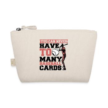 You Can Never Have Too Many Baseball Cards 2 - Bio-Täschchen - Natur - Vorne