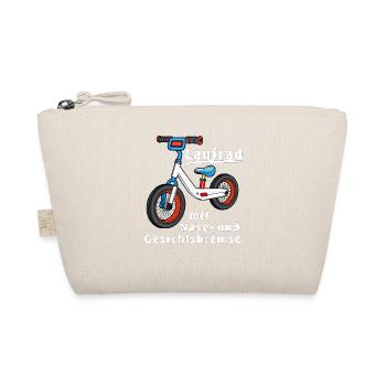 BALANCE BIKE with nose and face brake - Organic Pouch - nature - Front
