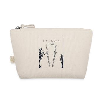 Bassoon Chinese Hanzi Bassoon Instrument Music - Organic Pouch - nature - Front