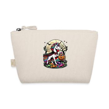 Funny Vampire Unicorn Loves Candy - Organic Pouch - nature - Front