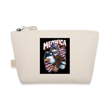 Chat patriotique chevauchant un pygargue à tête blanche Meowica 4 - Trousse biologique - nature - Devant