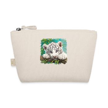 White Tiger Weiße Tiger Weißer Tiger - Organic Pouch - nature - Front
