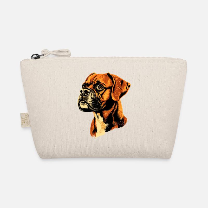 Deutscher Boxer Hunde Boxerverein German Boxer - Bio-Täschchen - Natur