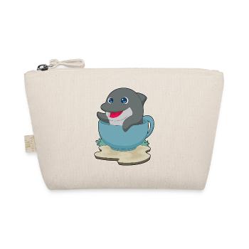 Delfin Tasse - Bio-Täschchen - Natur - Vorne