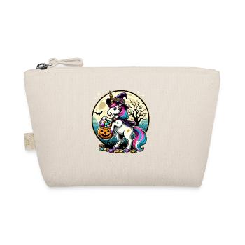 Drôle de sorcière licorne veut des bonbons - Trousse biologique - nature - Devant