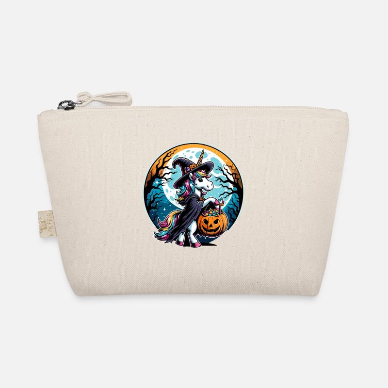 Drôle de licorne sorcière aime les bonbons Trousse biologique