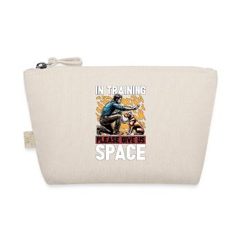 Dog Trainer In Training Please Give Us Dog Sport - Organic Pouch - nature - Front