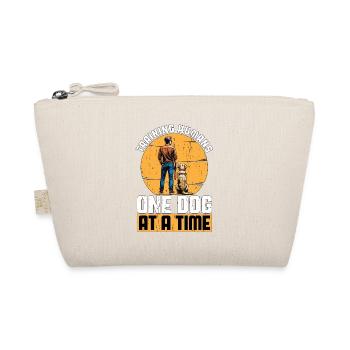 Dog Trainer Training Humans One Dog Animal Lover - Organic Pouch - nature - Front