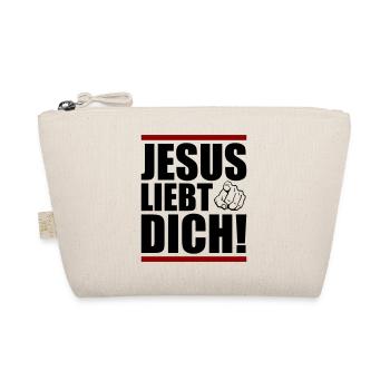 jesus liebt dich - Bio-Täschchen - Natur - Vorne