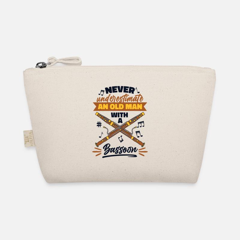 Never Underestimate An Old Man With Bassoon Music Organic Pouch
