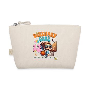 Joueur de basket-ball fille 13e anniversaire - Trousse biologique - nature - Devant