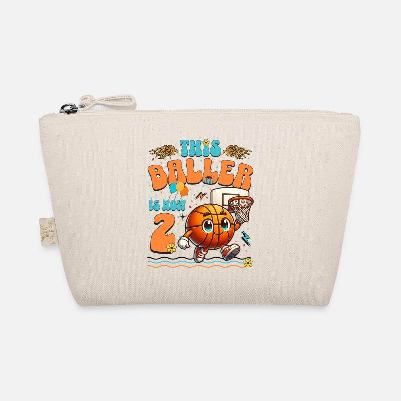 Basketball 2. Geburtstag Kindergeburtstag Bio-Täschchen