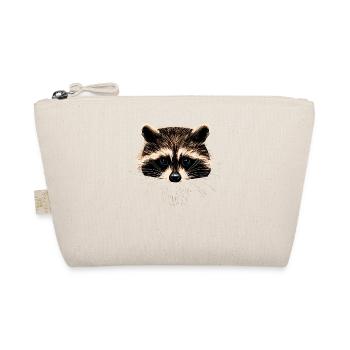 Raccoon Raccoon I Love Little Cute Raccoon - Organic Pouch - nature - Front