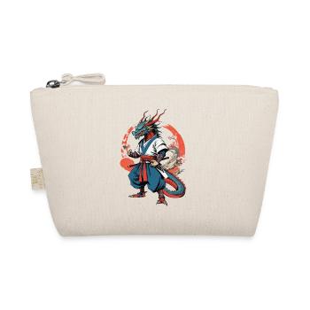 Samouraï Dragon Vintage Ukiyo-e Style Artwork - Trousse biologique - nature - Devant