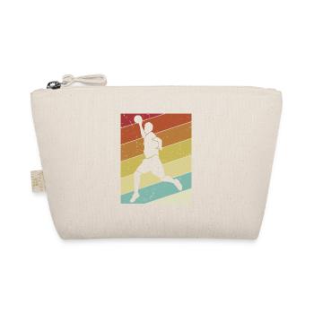 Retro Prisonball Team Game Player Dodgeball - Organic Pouch - nature - Front