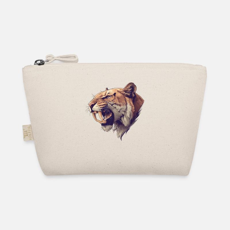 Saber-Toothed Tiger Sabertooth Tiger Organic Pouch