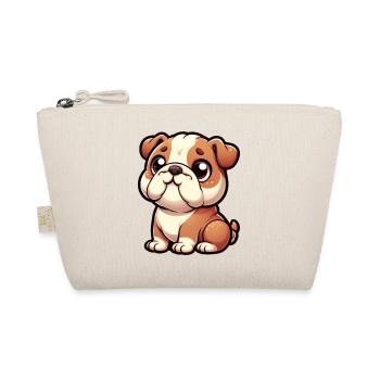Bulldogge - Welpe - Bio-Täschchen - Natur - Vorne