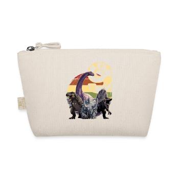 Cool Dinosaur 9 Years 9th Birthday Gift - Organic Pouch - nature - Front