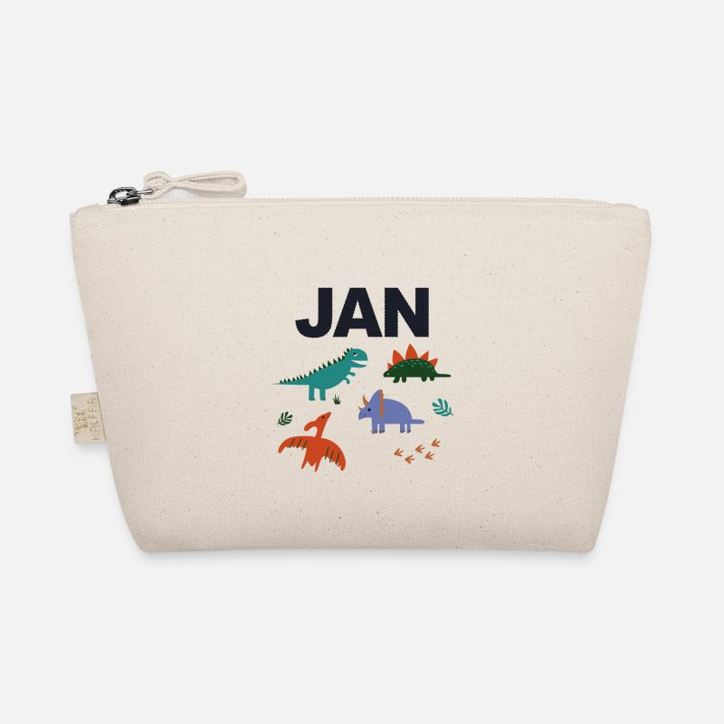 JAN - Beau prénom de garçon avec dinosaure Trousse biologique