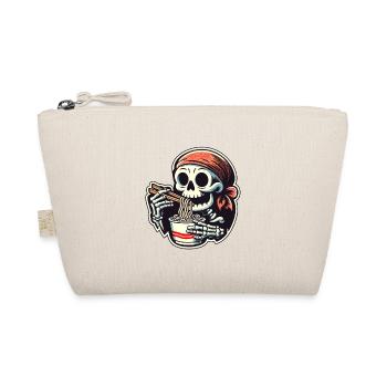 Skeleton Ramen Noodles for Scary Movies Japanese - Organic Pouch - nature - Front