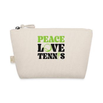 Drôle de joueur de tennis raquette fille - Trousse biologique - nature - Devant