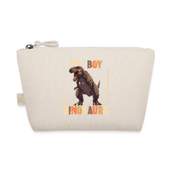 Just a boy who loves dinosaurs Tyrannosaurus - Organic Pouch - nature - Front