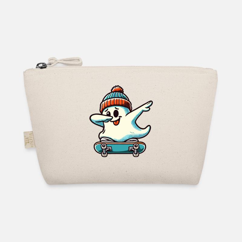 Skateboaring Dabbing Ghost Skateboard Dab Trousse biologique