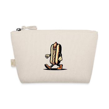 Creepy Hot Dog For Scary Movies Delicious Halloween - Organic Pouch - nature - Front