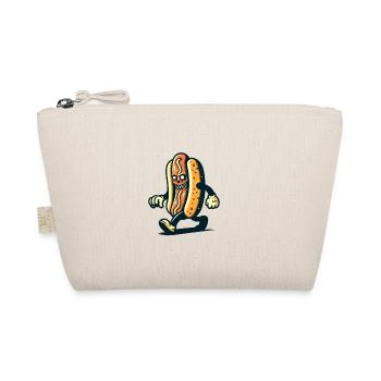 Creepy Hot Dog For Scary Movies Delicious Halloween - Organic Pouch - nature - Front
