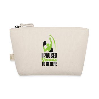 Raquette de joueur de tennis drôle I - Trousse biologique - nature - Devant