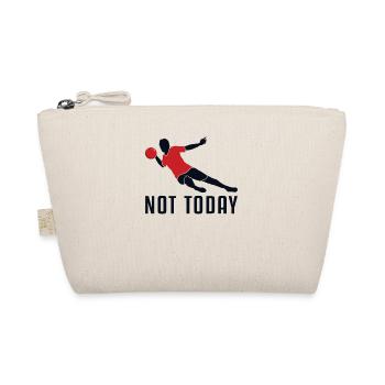 Not Today Game Prisonball Team Player Dodgeball - Organic Pouch - nature - Front