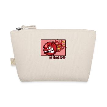 Dodgeball Doodle Chinese Hanzi Team Game Player - Organic Pouch - nature - Front