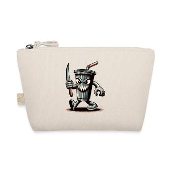 Scary Psycho Drinking Cup Drinks - Organic Pouch - nature - Front