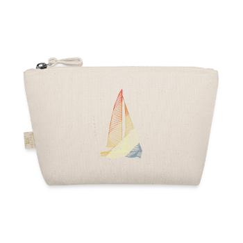 Vintage sailboat - Organic Pouch - nature - Front