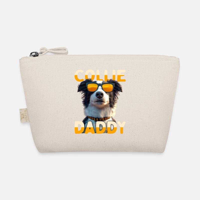 Border Collie Daddy Hunde Papa Vatertag Collie Dad Bio-Täschchen