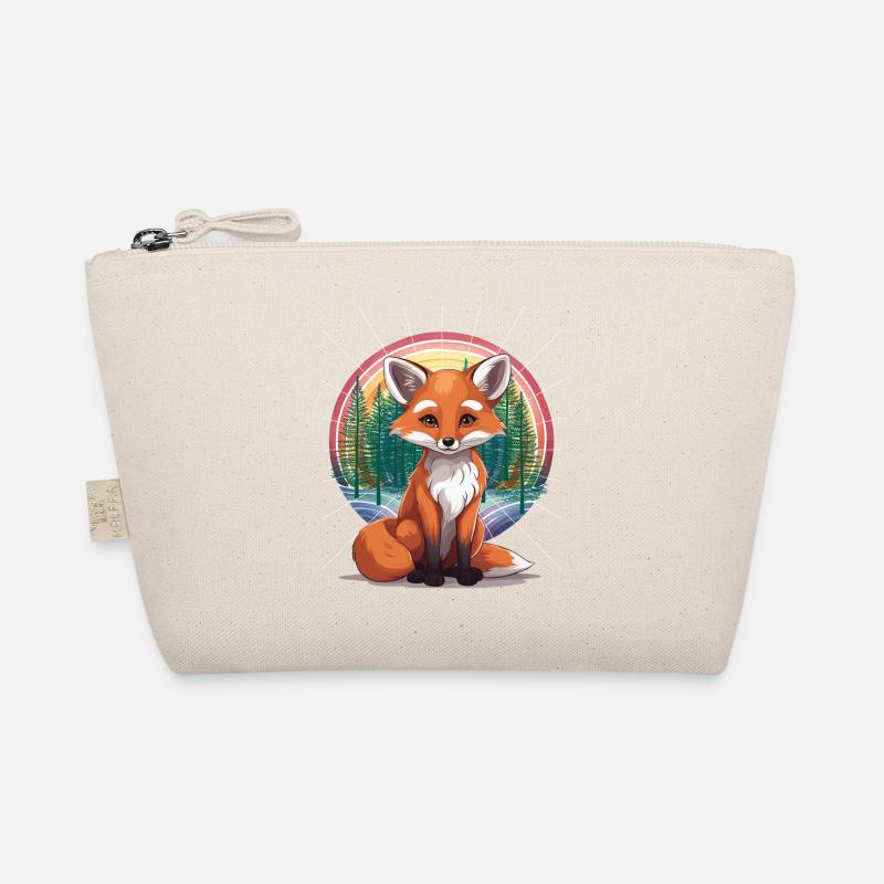 Fox Foxes Vixen Organic Pouch