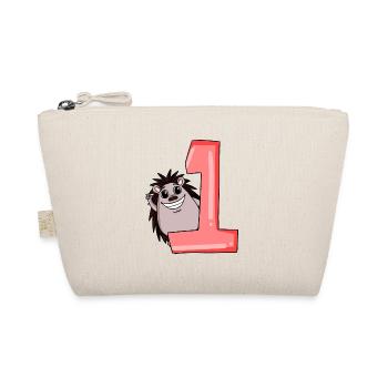 1 an - inscription à l’école - motif hérisson - numéro 1 - Trousse biologique - nature - Devant