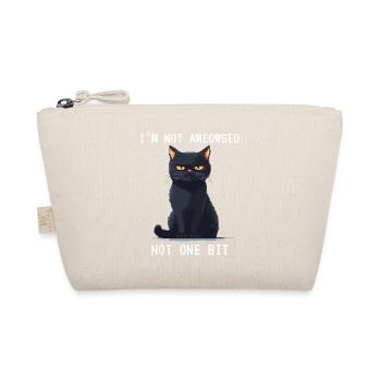 I'm Not Ameowsed Pixelart Grimmige Katze Pixel - Bio-Täschchen - Natur - Vorne