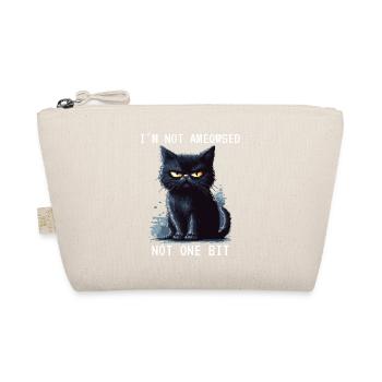 Je ne suis pas amy chat noir pixel art - Trousse biologique - nature - Devant