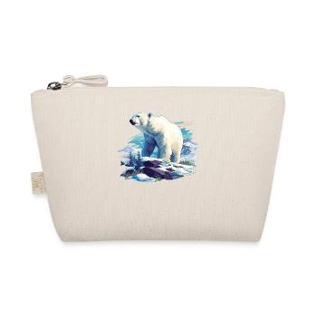 Polar Bear Eisbären Eisbär - Bio-Täschchen - Natur - Vorne
