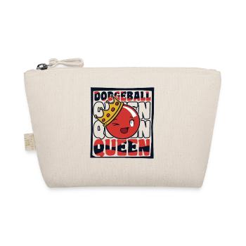 Dodgeball Queen Team Game Prisonball Player - Organic Pouch - nature - Front